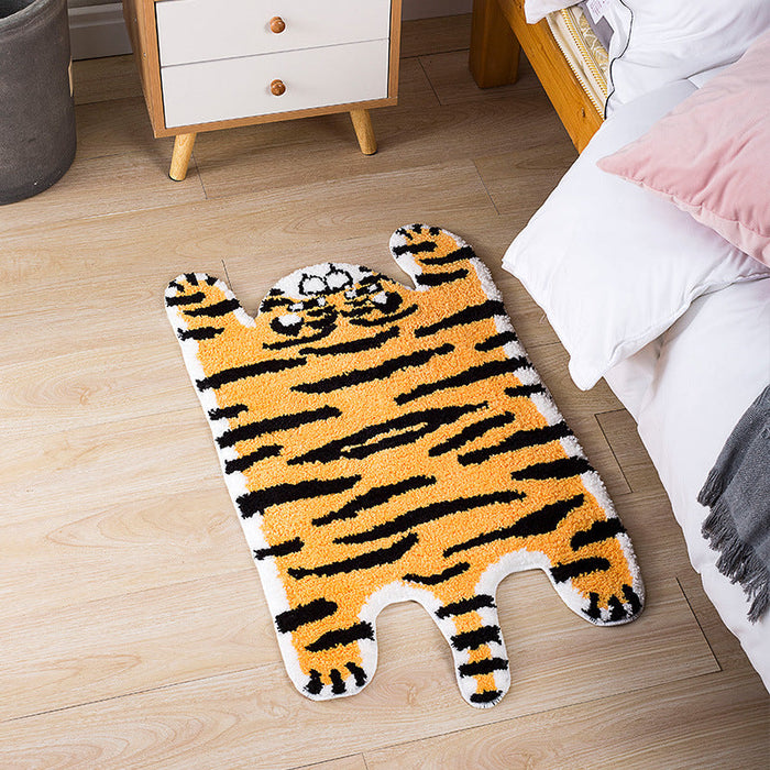 Cartoon Tiger Bath Mat Rug