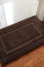 Feblilac Rectangular Simple Solid Memory Foam Tufted Bath Mat