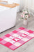 Feblilace Get Naked Checkerboard Bath Mat 20"x31"