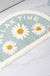 Feblilac Semicircle Daisy Tufted Bath Mat