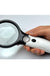 10X 20X 3 LED Light Handheld Magnifier Reading Magnifying Lens Glass Jewelry Craft Loupe