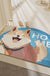 Feblilac Cute Shiba Inu With Bell PVC Coil Door Mat