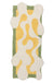 Feblilac Abstract Cheese Yellow and Green Bedroom Runner