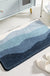 Feblilac Blue Wave Ocean Bath Mat Rug