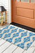 Feblilac Baroque Flower Pot PVC Coil Door Mat