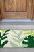 Feblilac Green Leaves PVC Coil Door Mat