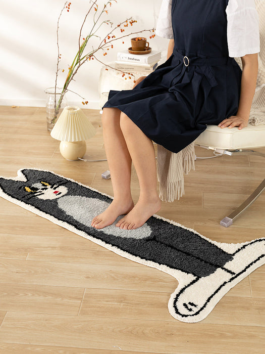 Cat Tom Frog Bath Mat Bedroom Rug