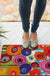 Feblilac Colorful Flowers Garden Fluff Nylon Door Mat @Joy's design