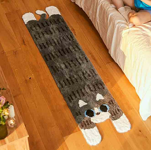 Cute Cat Long Runner Mat for Bedroom 18"x78" or 47x200 cm