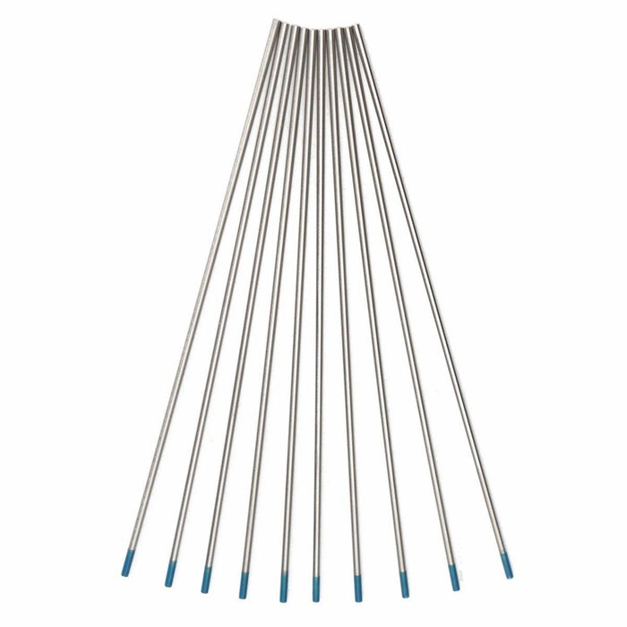 10Pcs Tungsten 2 Percent Lanthanated Blue Tip TIG Electrodes WL20 Welding Rods