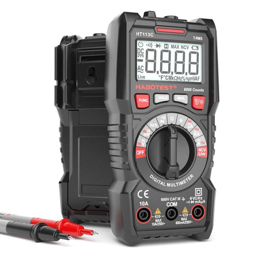 HT830l HT113A/B/C High Precision Digital Profissional Multimeter DC/AC Voltage Current Meter Handheld Digital Mini Multitester Ammeter NCV