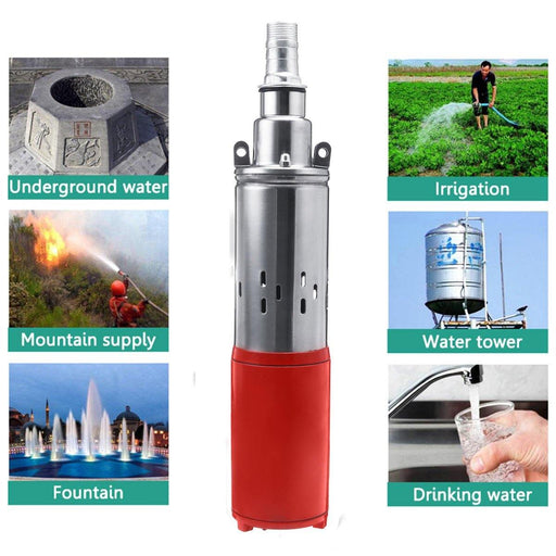 25mm 35000r/min 1.5m³/h Stainless Steel Screw Solar Water Pump Agriculture Farm