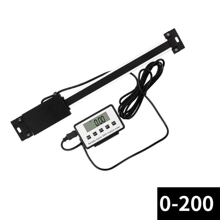 0-150/200/300/500/600/1000mm External Digital Display Ruler Horizontal and Vertical Dual-purpose Machine Positioning Ruler Displacement Ruler