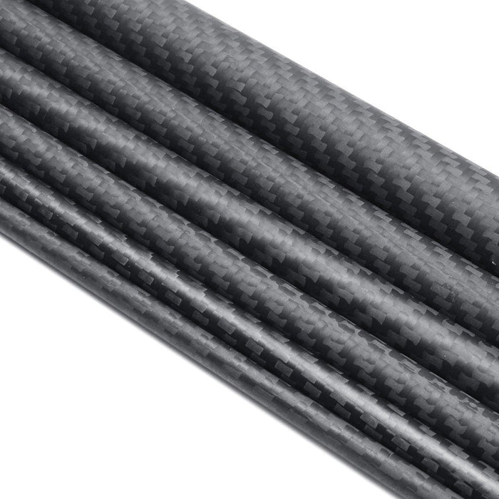 500mm Carbon Fiber Tube From 5mm Up to 20mm Roll Wrapped-Glossy 3K