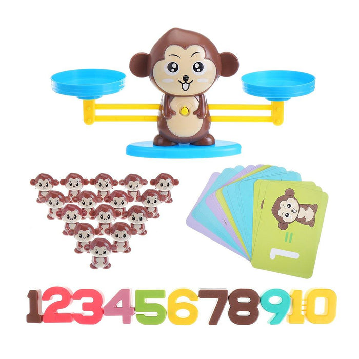 Animals Number Balance Math Toys Educational Toys Preschool Toddler Balancing Mathematics Game