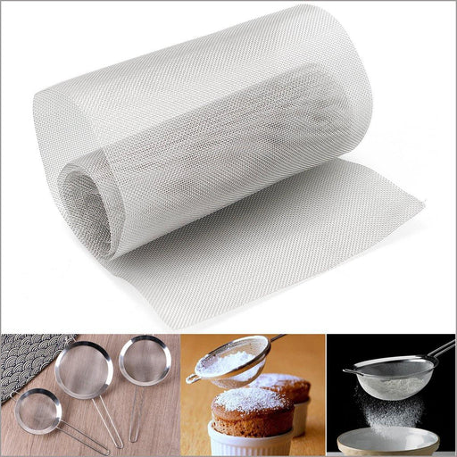 100x15cm Stainless Steel Woven Wire Cloth Screen Plate Filtration Filter 30 Mesh