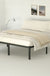 Classic Iron Bed Frame Mattress Under Bed Storage No Box Spring Needed Singe Full Queen King Size Black