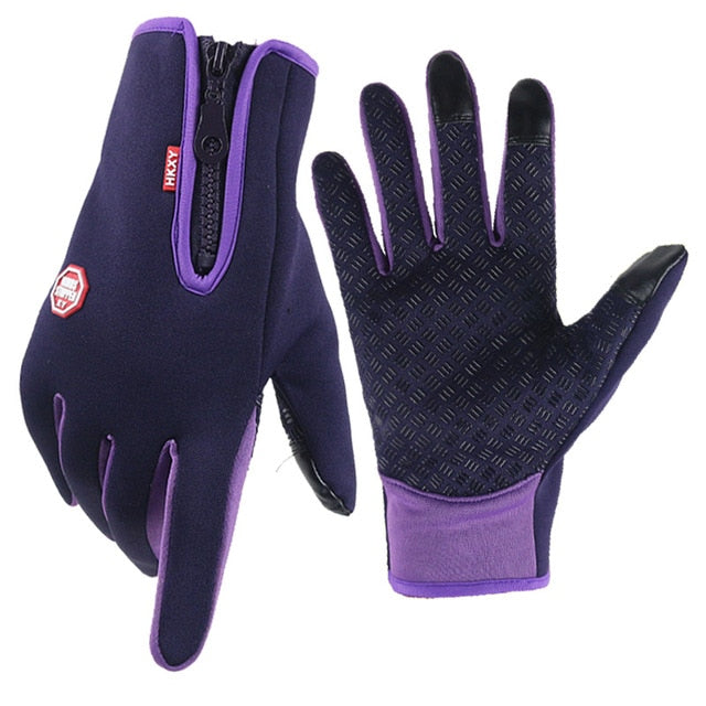 Unisex Touchscreen Thermal Full Finger Gloves - Okeihouse