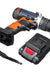 30V Cordless Rechargeable Power Drill Driver Electric Screwdriver with 2 Li-ion Batteries