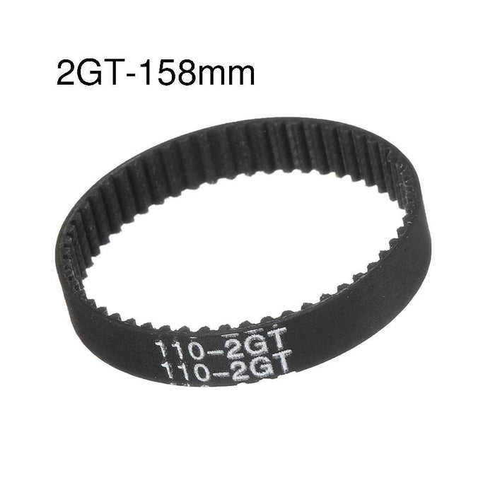 Machifit GT2 6mm Closed Loop Timing Belt Non-slip Version 2GT 110/112/122/158/200/280/300/320/400/610/852/1220mm Rubber Synchronous Belt