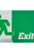 Green Exit Door Mat