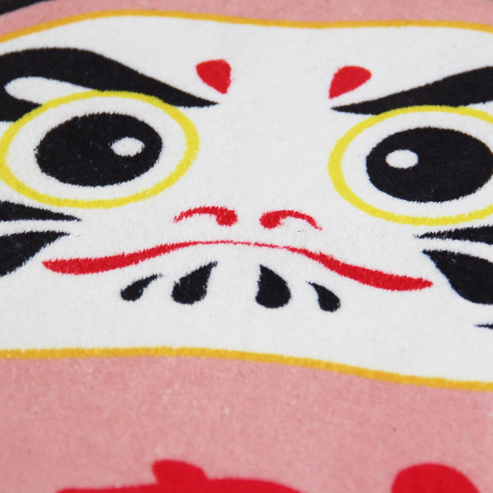 Pink Daruma Bathroom Mat