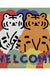 Two Tigers Welcome Home PVC Entrance Door Mat