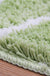 Feblilac Soft Green Leaves Bathroom Rug