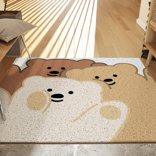 Cartoon Three Bears PVC Entrance Door Mat