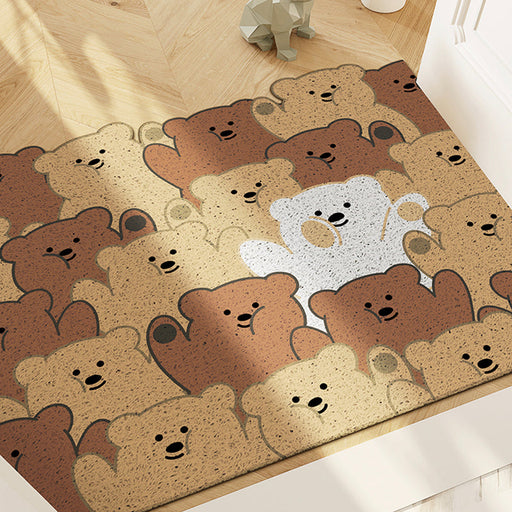 Cute Bears PVC Entrance Door Mat