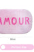 Feblilac Pink French AMOUR Tufted Bath Mat