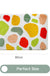 Feblilac Colorful Stones Tufted Bath Mat