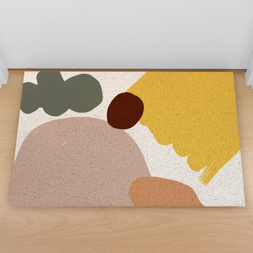 Abstract Art Block Geometric Door Mat