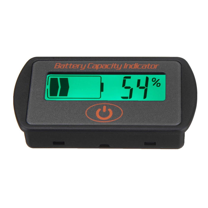 12V/24V Battery Gauge Meter Digital LCD Lead Acid Voltage Level Indicate Voltmeter