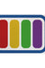 Feblilac Rainbow Battery PVC Coil Door Mat