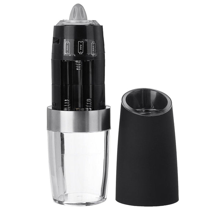 Electric Auto Salt Pepper Mill Grinder Shaker Stainless Steel Kitchen Tools