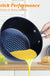 Frying Pan Sets Non Stick 3Pieces Blue 3D Diamond Cookware