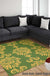 Feblilac Baroque Style One Big Flower Handmade Tufted Acrylic Livingroom Carpet Area Rug