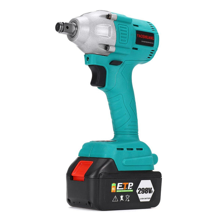 298VF 630NM Brushless Cordless Electric Impact Wrench Power 22800mAh Large Capacity Battery Built-in LED Light