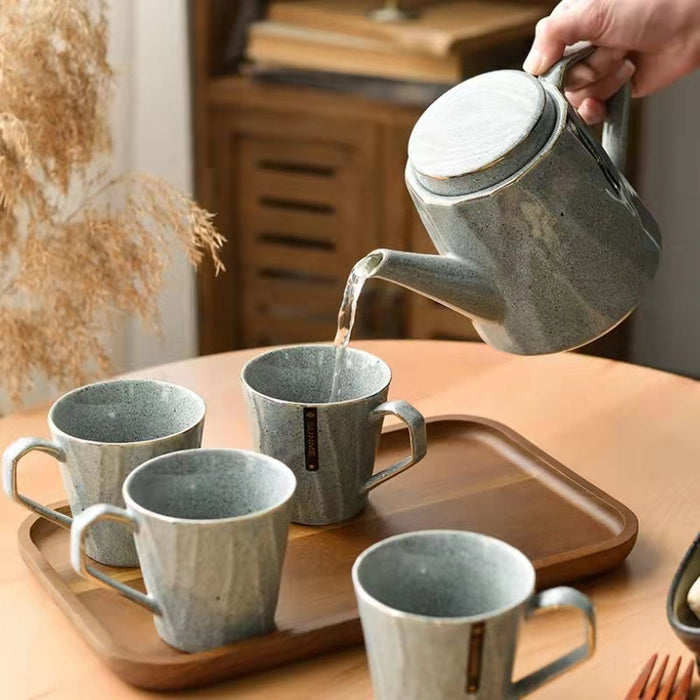 Ceramic Water Set Suit Household Teapot Cup