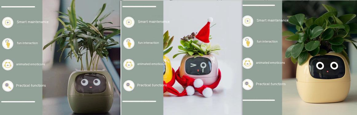 Facial Expression Control Intelligent Flower Pot