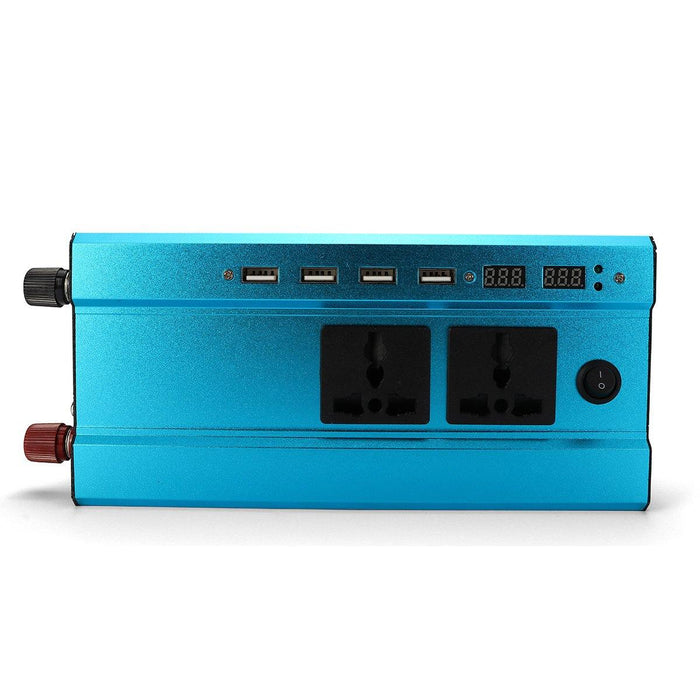 1000W/500W 4USB Interface Solar Power Inverter 12V/24V DC to 220V AC Converter Charger