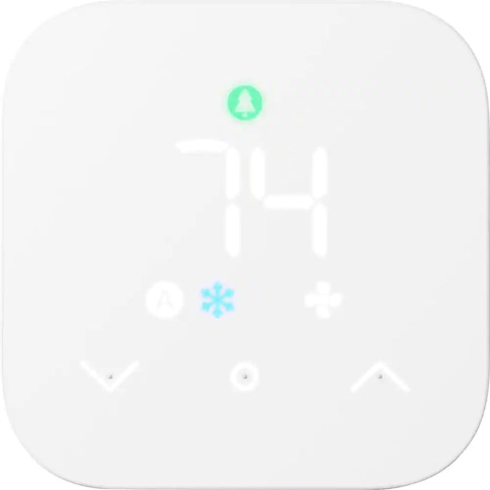 Smart Thermostat, Programmable Wi-Fi Thermostat Works with Alexa White