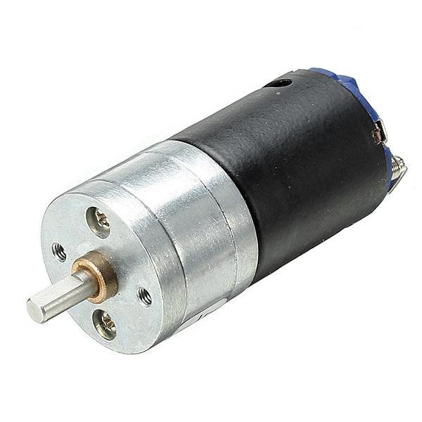 GM25-370 Motor DC 6.0/12.0V Black Brushed Motor 4mm Shaft Diameter Motor