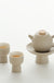 Cream Simple High Foot Teapot Tea Set Suit