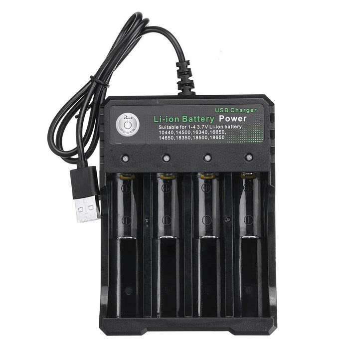 Charger 4 Slot 3.7v Battery Charger Multifunction Charge Universal