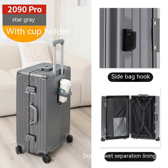 Cup Holder Luggage Universal Wheel Female