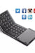 Folding Mini Keyboard Tablet Phone Computer Wireless Foldable Bluetooth Keyboard Multi-Function Button