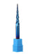 Drillpro NACO-blue 2 Flutes Ball Nose End Mill R0.25/ R0.5/ R0.75/ R1.0 *15*D4*50 Milling Cutter