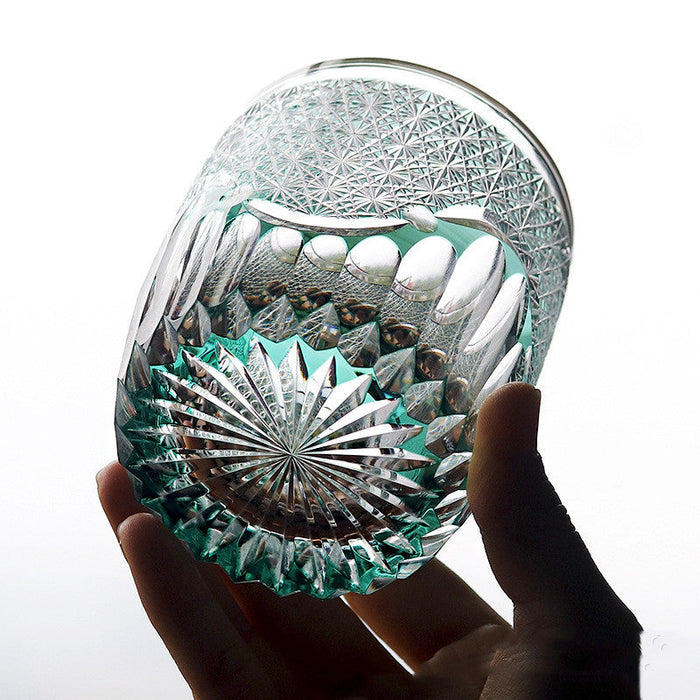 Fashion Hand Carved Crystal Glass Cup